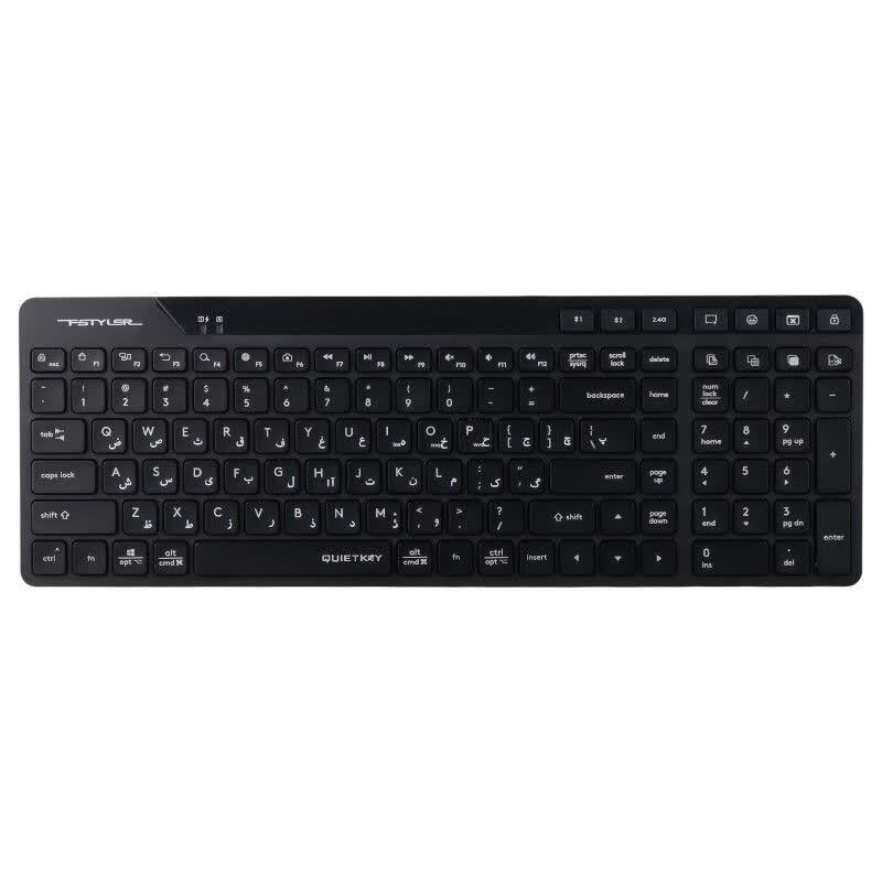کیبورد و موس بی سیم ای فورتک FB2800C Air 2