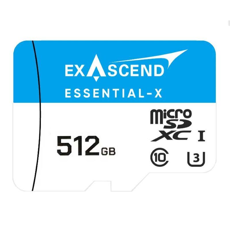رم میکرو 512 گیگ اگزاسند ExAscend Essential-X U3 C10 90MB/s