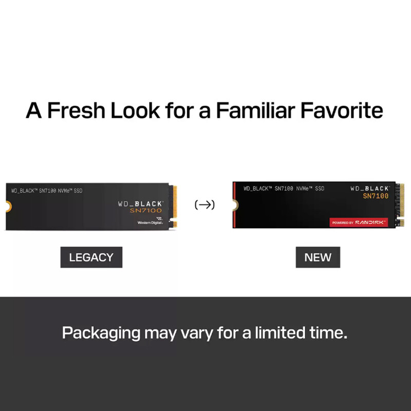 حافظه SSD وسترن دیجیتال Western Digital Black SN7100 1TB M.2