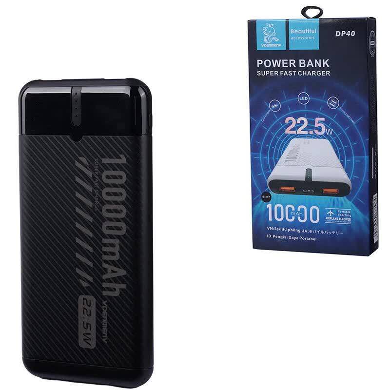 پاور بانک فست شارژ دنمن DP40 PD 22.5W ظرفیت 10000 میلی آمپر ساعت