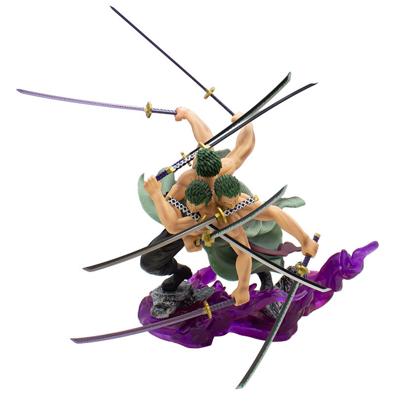 اکشن فیگور طرح One Piece Roronoa Zoro سه سر کد 2