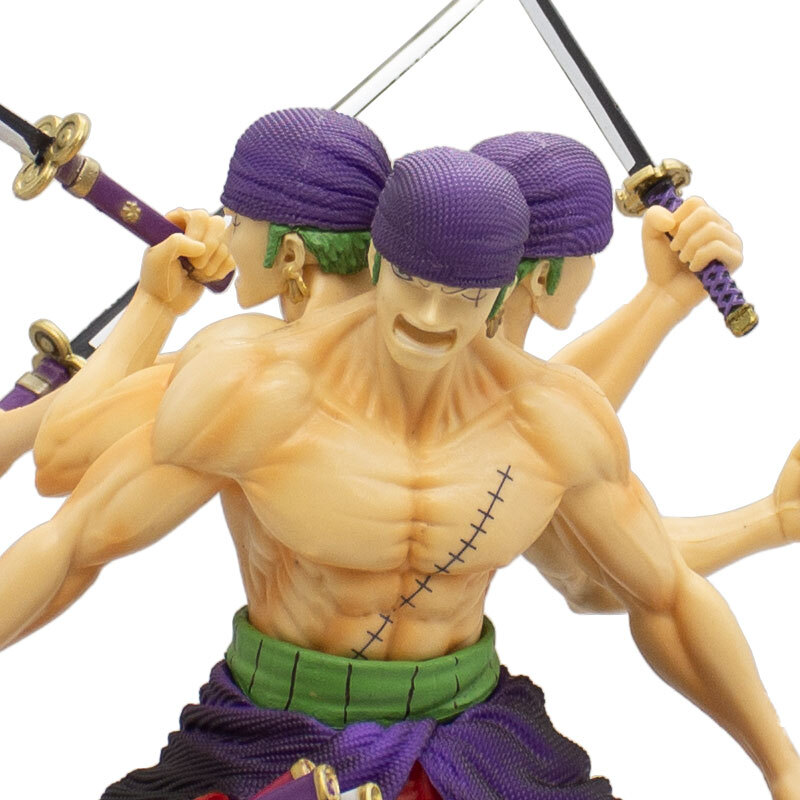 اکشن فیگور طرح One Piece Roronoa Zoro سه سر کد 1