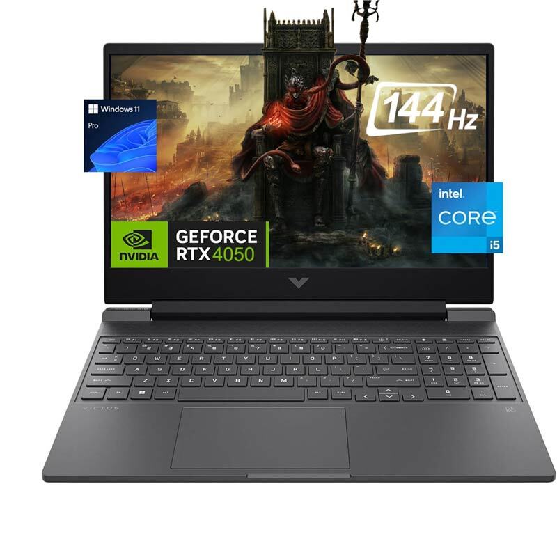 لپ تاپ گیمینگ اچ پی 15.6 اینچی Victus 15 FA2082WM Core i5 13420H 24GB 512GB SSD RTX4050