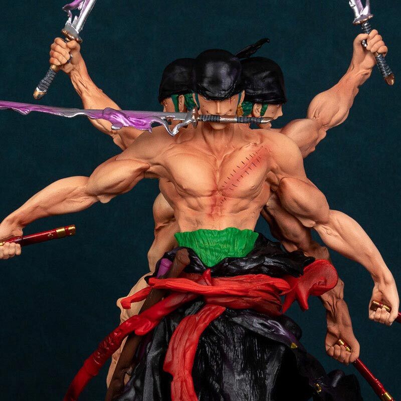 اکشن فیگور طرح One Piece Roronoa Zoro سه سر کد 3