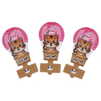 سرمدادی مقوایی حروف الفبا آموزش حرف ب بسته 40 عددی