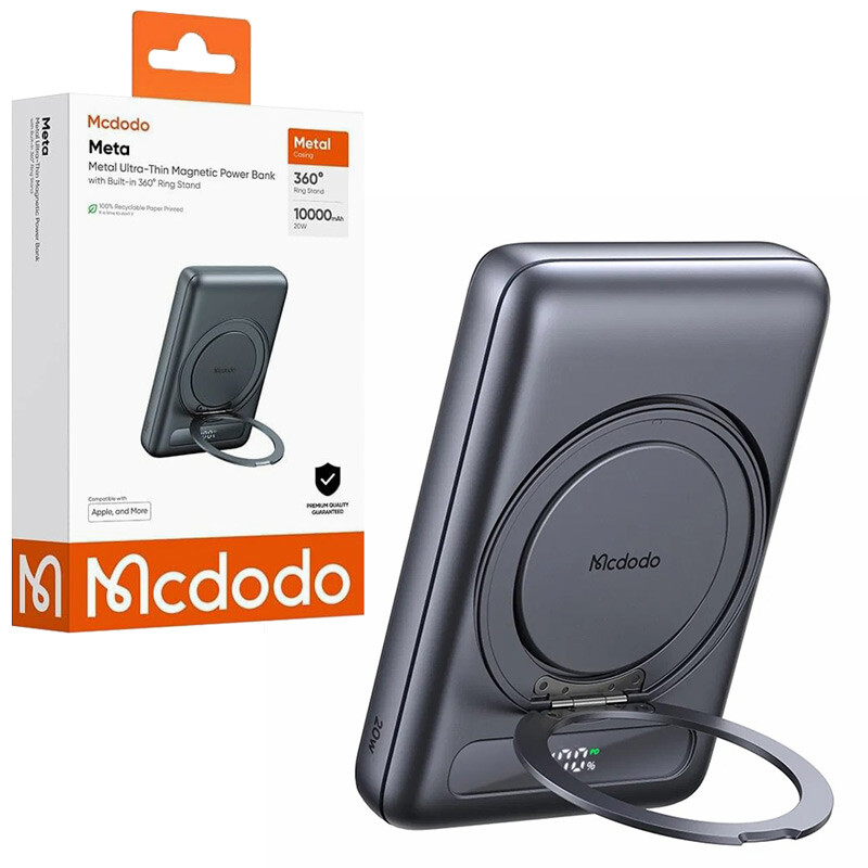 پاور بانک بی سیم فست شارژ مک دودو Meta MC-837 PD 20W ظرفیت 10000 میلی آمپر ساعت