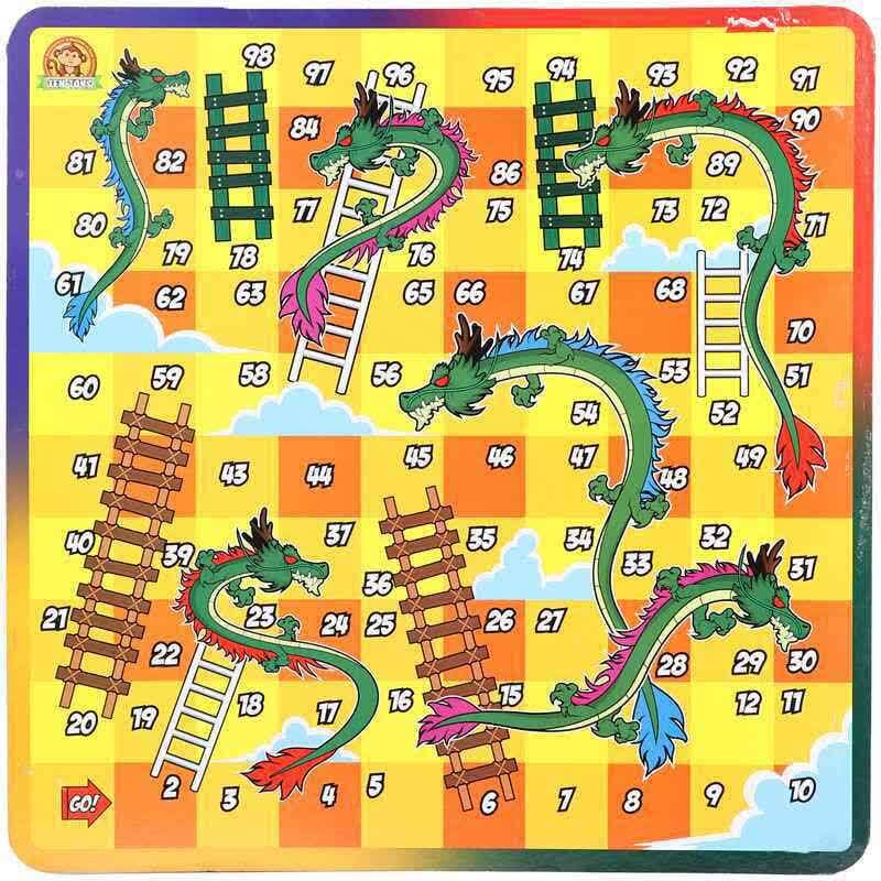 بازی فکری منچ و مارپله Ten Toys