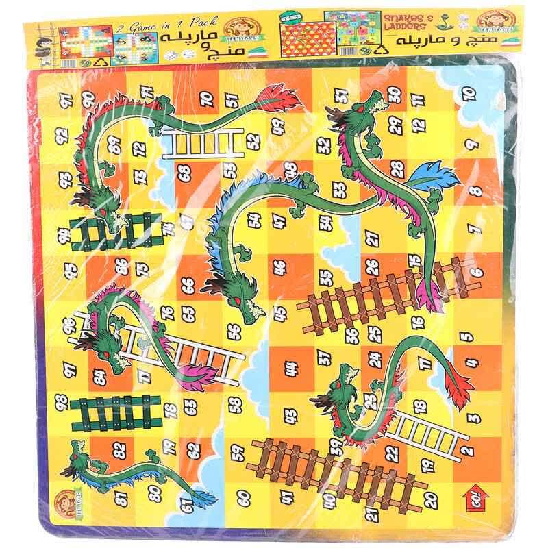 بازی فکری منچ و مارپله Ten Toys