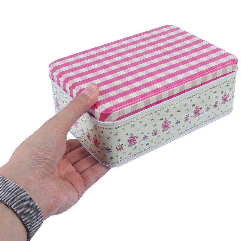 جعبه هدیه فلزی طرح مستطیلی بسته 3 عددی کد 4