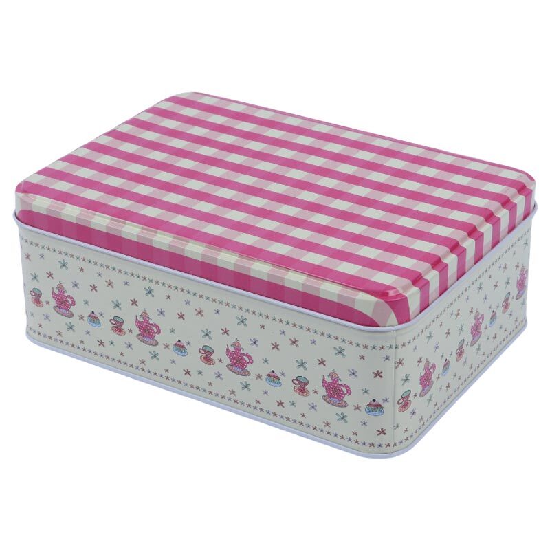 جعبه هدیه فلزی طرح مستطیلی بسته 3 عددی کد 4