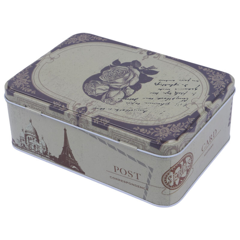 جعبه هدیه فلزی طرح مستطیلی کد 2