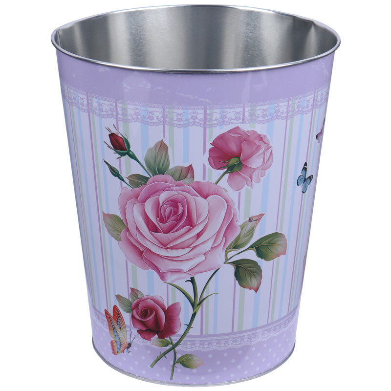 سطل زباله فلزی طرح دار