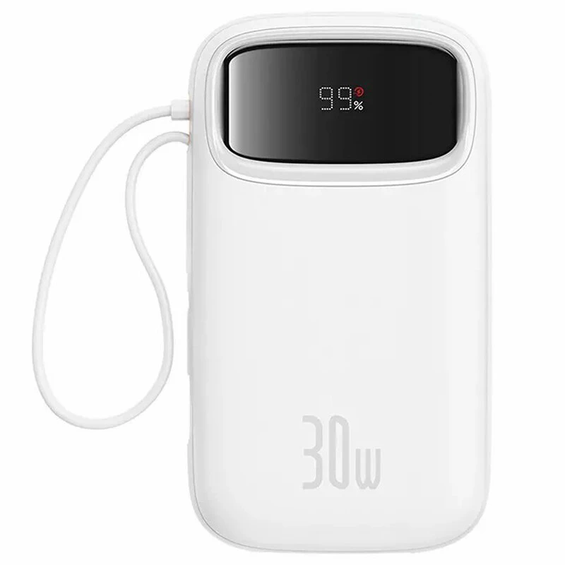 پاور بانک فست شارژ باسئوس QPow2 P1005500 QC3.0 PD 30W ظرفیت 20000 میلی آمپر ساعت