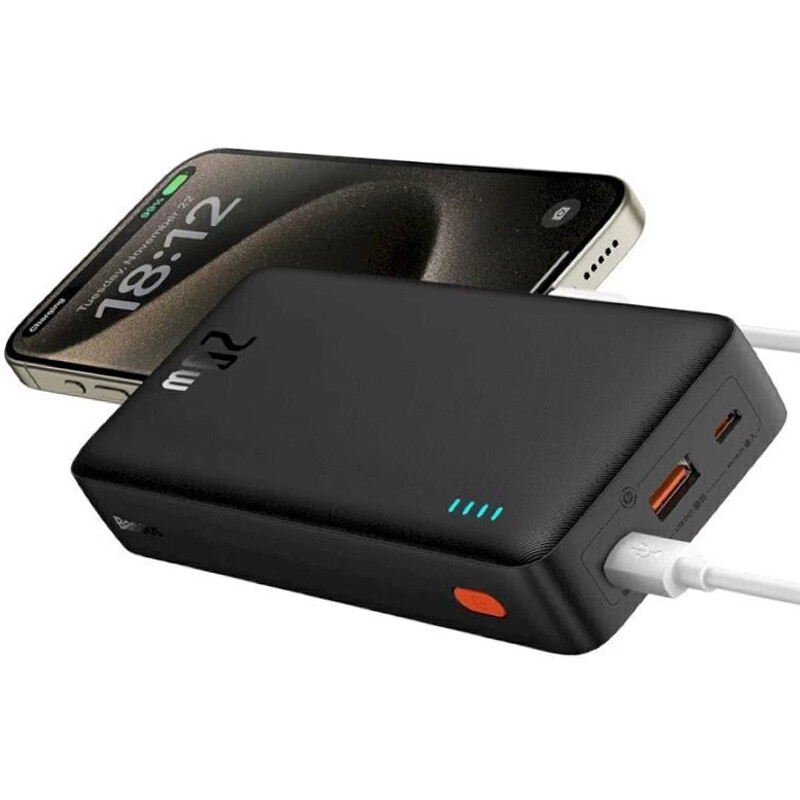 پاور بانک فست شارژ 20000 باسئوس Baseus Airpow PPAP20K DZ-JD1 PPQD010002 QC3 PD 20W