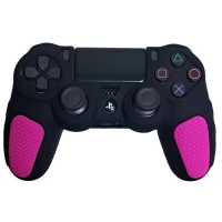روکش دسته بازی PS4 استوپ دار زمینه مشکی صورتی