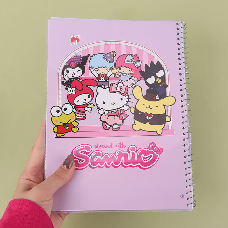 دفتر سیمی 60 برگ طرح کارتونی دخترانه نهال آلما کد 7617