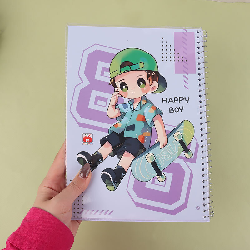 دفتر سیمی 60 برگ طرح کارتونی پسرانه نهال آلما کد 7687