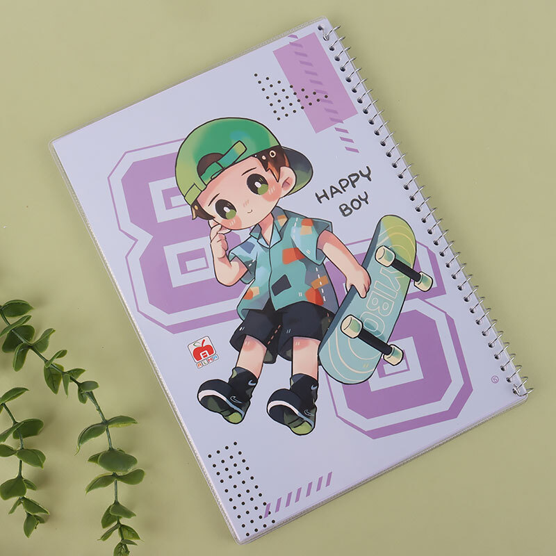 دفتر سیمی 60 برگ طرح کارتونی پسرانه نهال آلما کد 7687