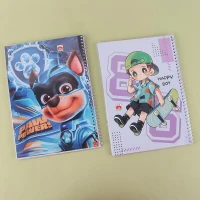 دفتر سیمی 60 برگ طرح کارتونی پسرانه نهال آلما کد 7687