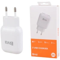 شارژر دیواری 12 وات بیوا HC-02 2.4A