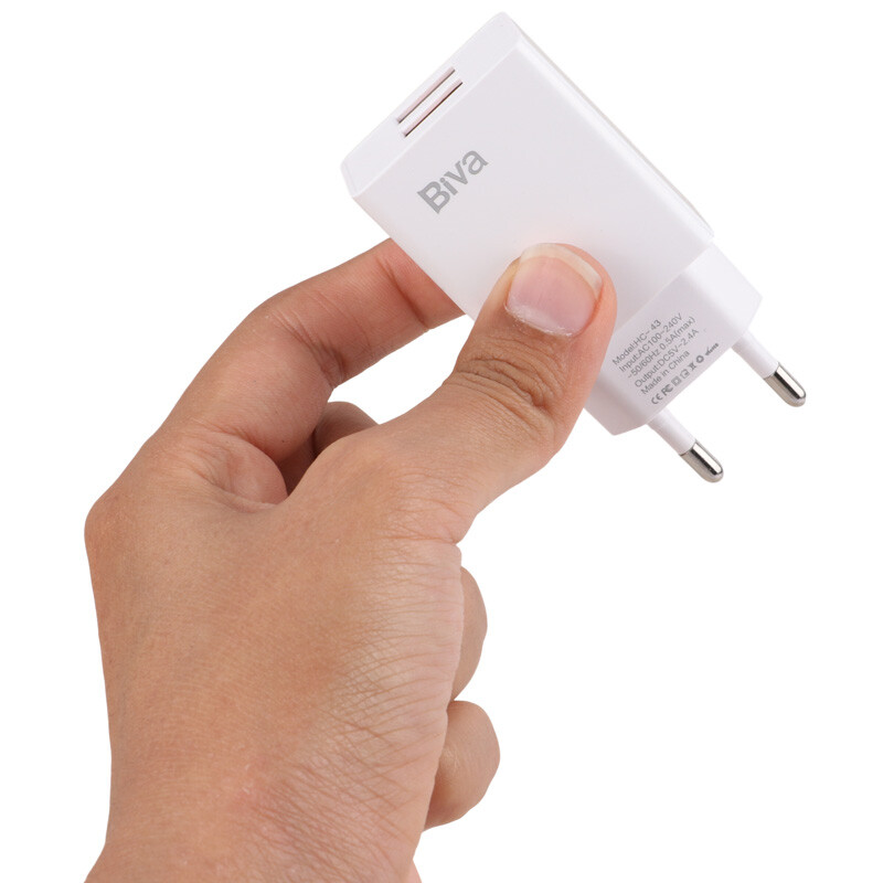 شارژر دیواری 12 وات بیوا HC-43 2.4A