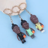 جاکلیدی سیلیکونی طرح بسکتبالیست آفریقایی