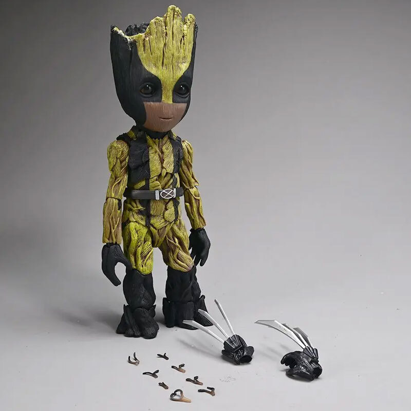 اکشن فیگور طرح Groot Wolverine