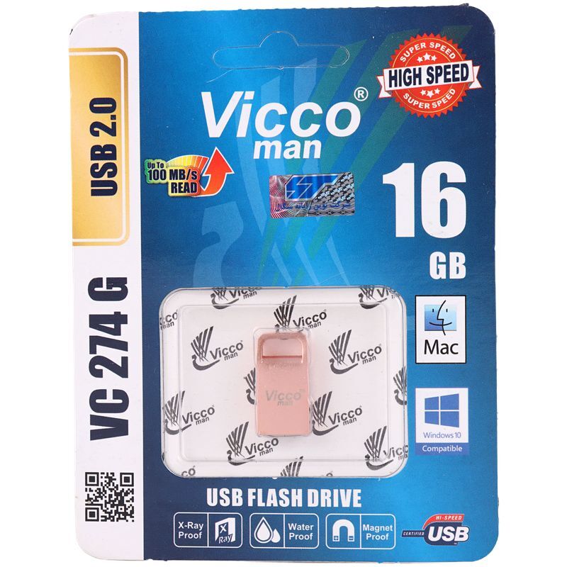 فلش 16 گیگ ویکومن ViccoMan VC274