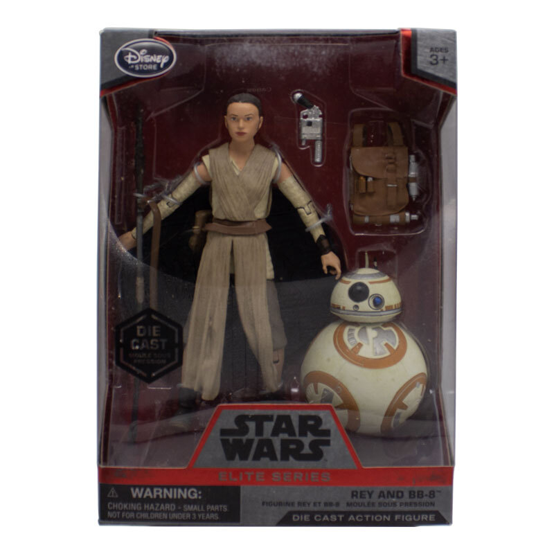 اکشن فیگور Disney Store طرح جنگ ستارگان Rey و BB-8