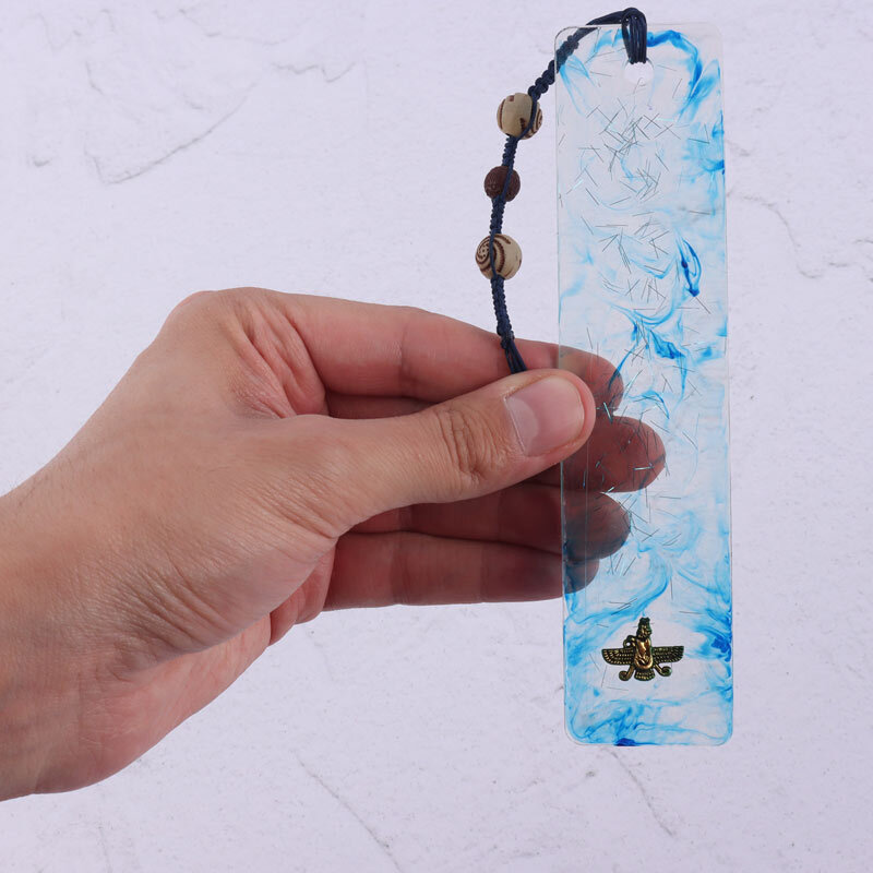 نشانگر کتاب رزینی طرح کریستال