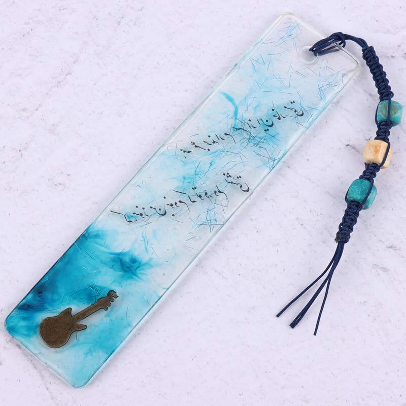 نشانگر کتاب رزینی طرح کریستال