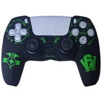 روکش دسته بازی Deadskull PS5 طرح Rainbow Six زمینه مشکی سبز