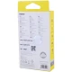 کابل دو سر تایپ سی فست شارژ 100 وات باسئوس Pudding Series CB000055 P10355702 طول 2 متر