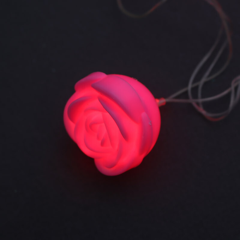 ریسه طرح گل صورتی پلاستیکی قرمز طول 4.5 متر