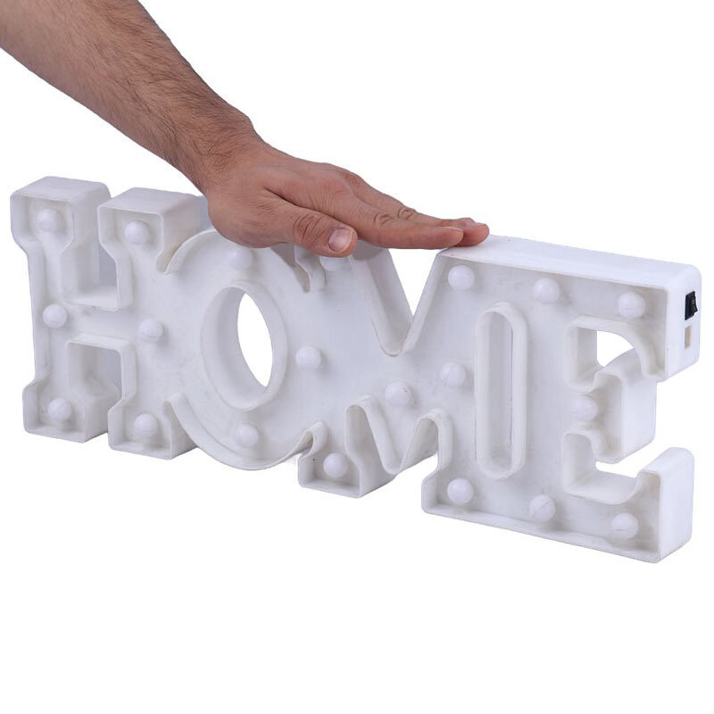 چراغ خواب باتری خور طرح HOME
