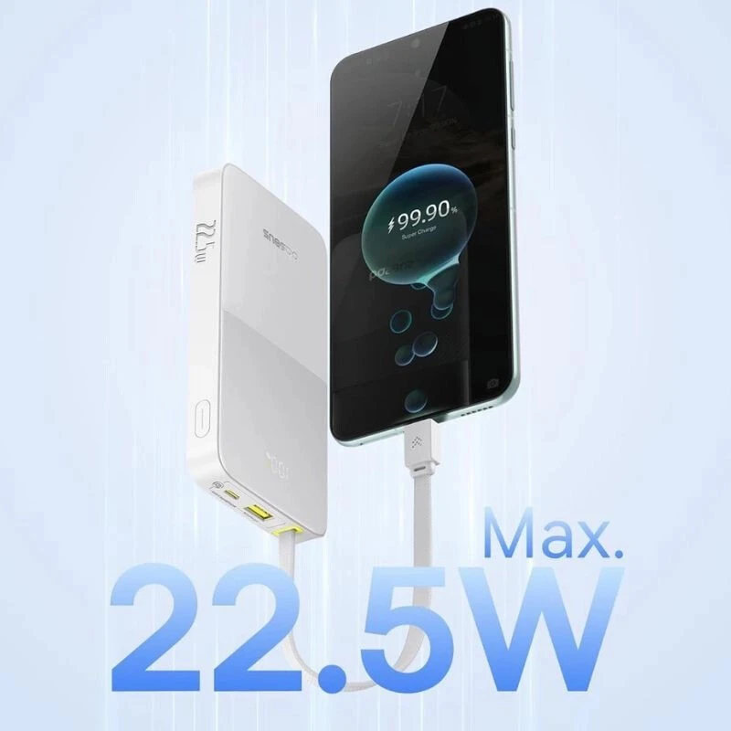 پاور بانک فست شارژ باسئوس EnerFill FC51 Bipow2 Pro E0027600 PD 22.5W ظرفیت 10000 میلی آمپر ساعت