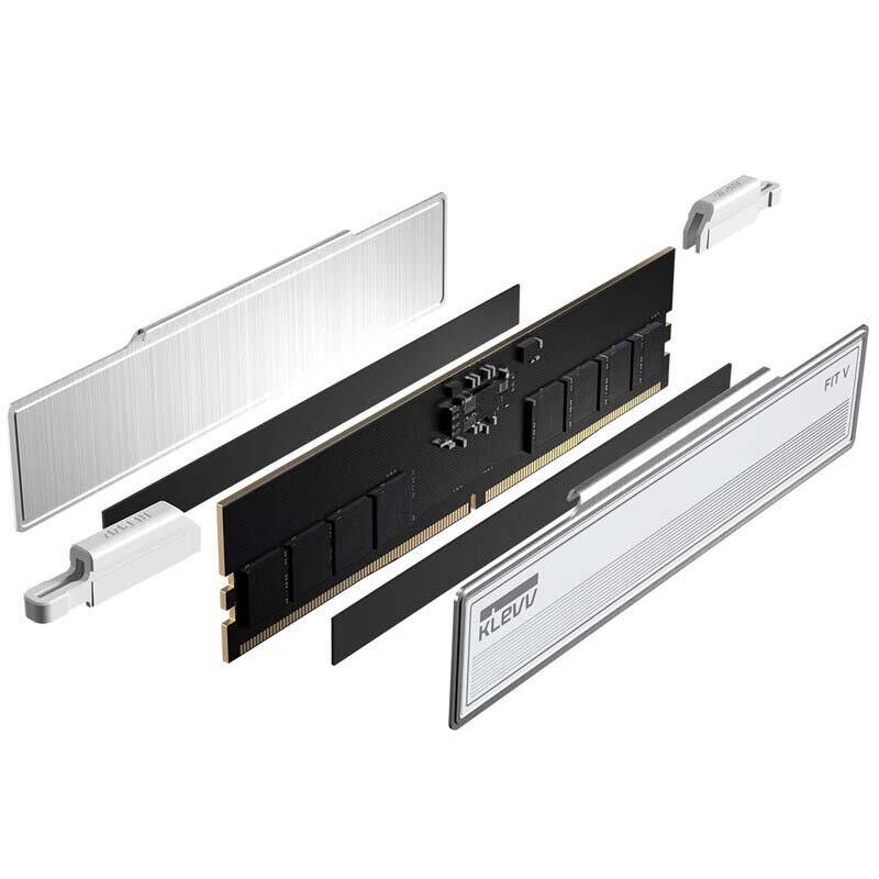 رم کامپیوتر کلو FIT V White DDR5 32GB Dual 6400MHz CL32
