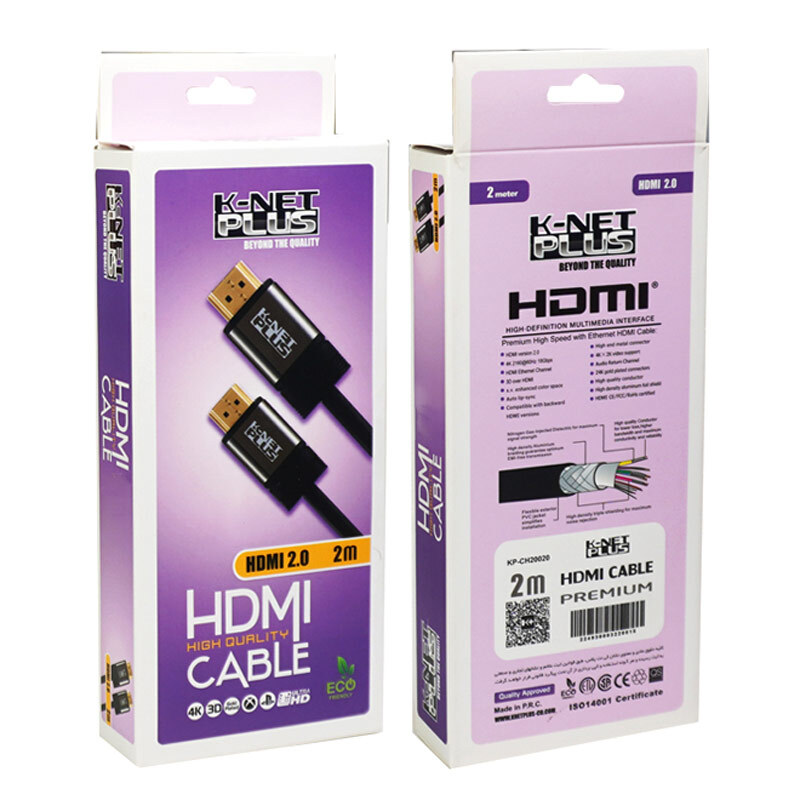 کابل HDMI 4K کی نت پلاس KP-A102 طول 2 متر