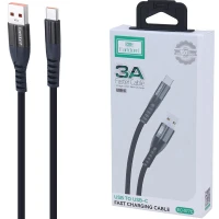 کابل تایپ سی فست شارژ 3 آمپر ارلدام EC-077C طول 1 متر