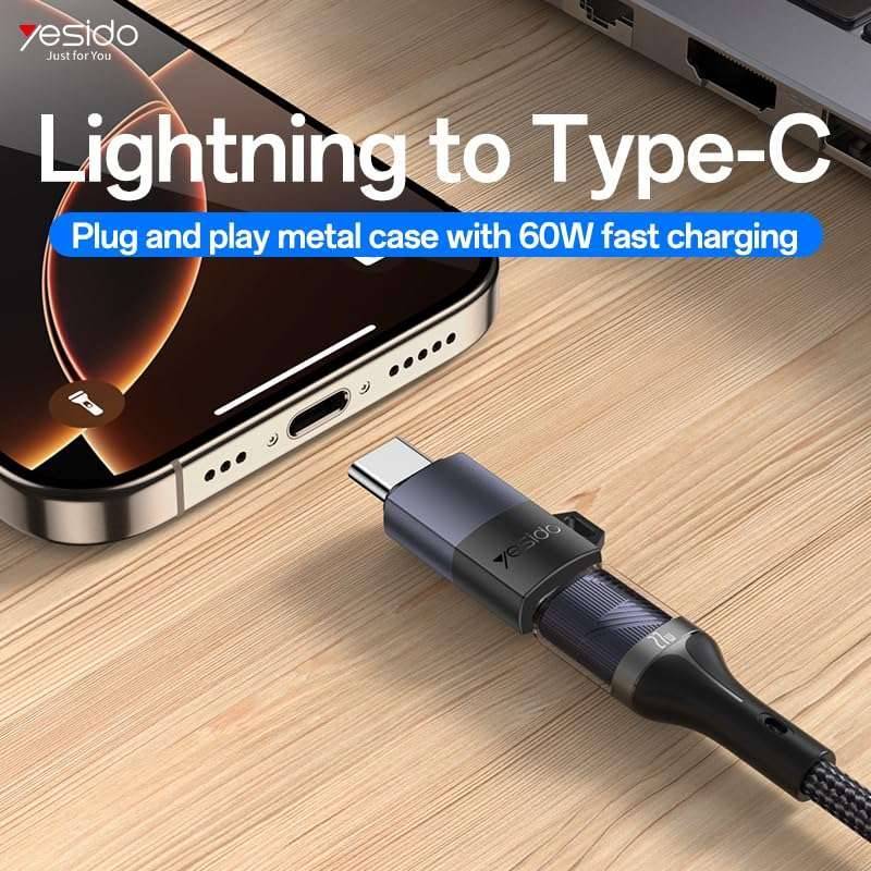 تبدیل OTG لایتنینگ به تایپ سی یسیدو GS28