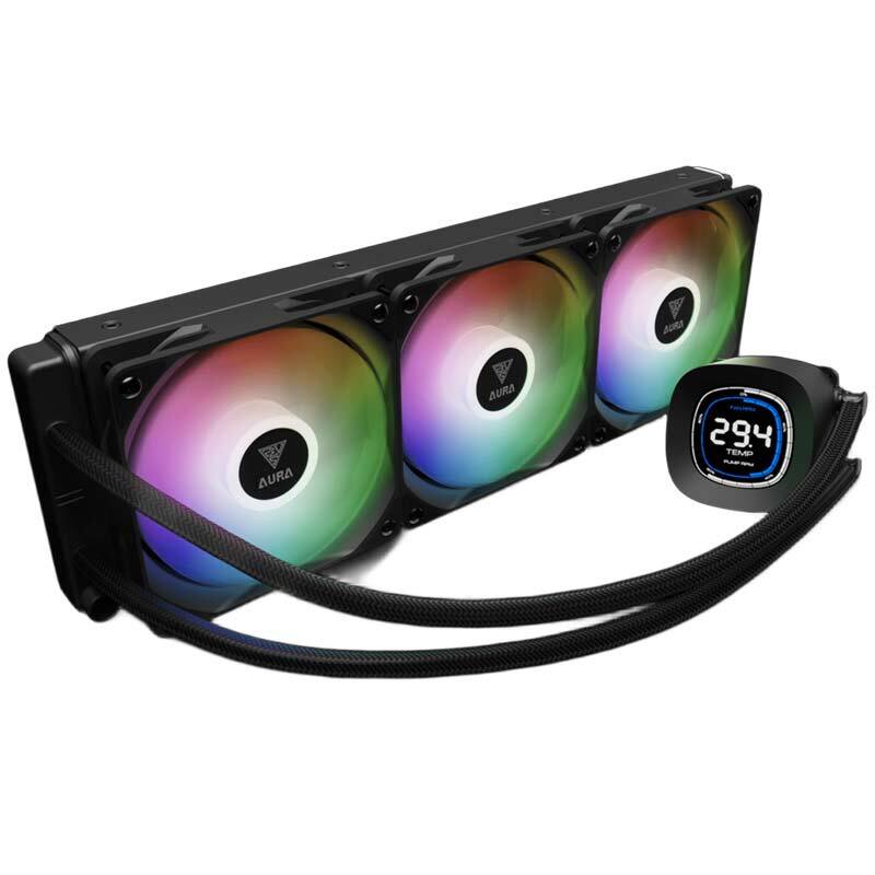 خنک کننده مایع پردازنده گیم دیاس Aura GL360 Digital ARGB Black