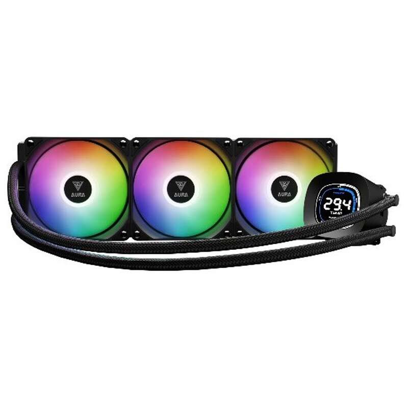 خنک کننده مایع پردازنده گیم دیاس Aura GL360 Digital ARGB Black