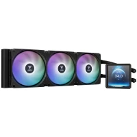 خنک کننده مایع پردازنده گیم دیاس Aura GL360 LCD ARGB Black