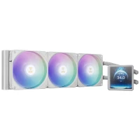 خنک کننده مایع پردازنده گیم دیاس Aura GL360 LCD ARGB WH
