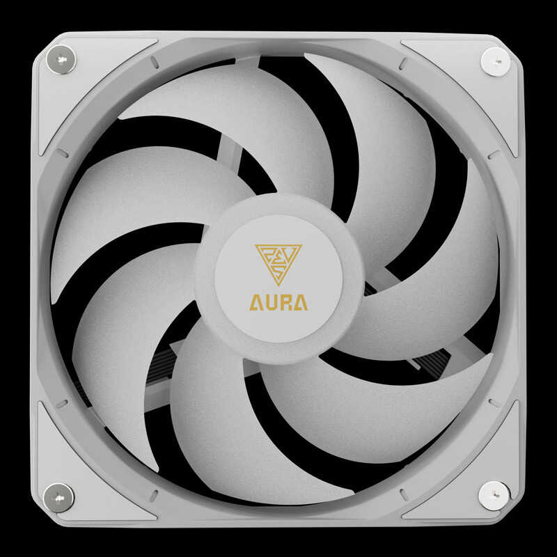 خنک کننده مایع پردازنده گیم دیاس Aura GL360 LCD ARGB WH