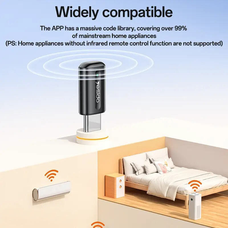 ریموت کنترل مادون قرمز تایپ سی یسیدو EC26C