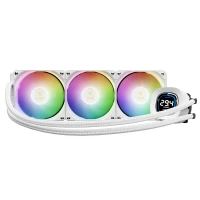 خنک کننده مایع پردازنده گیم دیاس Aura GL360 DIGITAL ARGB WH