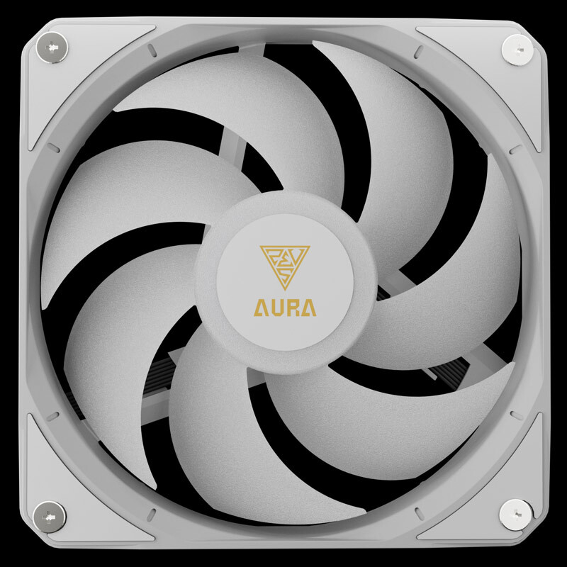 خنک کننده مایع پردازنده گیم دیاس Aura GL240 LCD ARGB WH