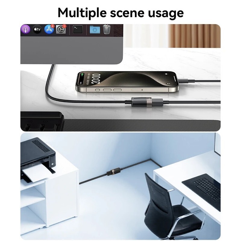 کابل افزایش طول USB یسیدو GS26 طول 1.5 متر
