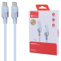 کابل دو سر تایپ سی فست شارژ 100 وات پرووان Infinity PCC133 طول 1.2 متر